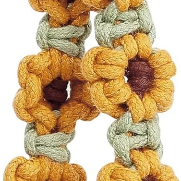 Boho Macrame Keychain Wristlet Keychain Weave Exquisite Keyring Holder Bracelet - Picture 1 of 7